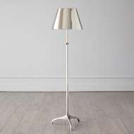 Picture of SIMPLE TRIPOD FLOOR LAMP-GUNMETAL/NICKEL