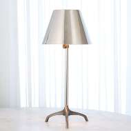 Picture of SIMPLE TRIPOD TABLE LAMP-GUNMETAL/NICKEL