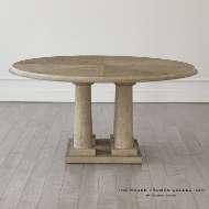 Picture of TITIAN DINING TABLE-GREY SANDBLASTED OAK-60" TOP