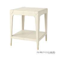 Picture of TIBURTINA END TABLE-MIST LEATHER