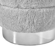 Picture of CHARLIZE STOOL - NICKEL/ SHADOW GREY