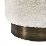 Picture of CHARLIZE STOOL - BRONZE/ IVORY