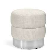 Picture of CHARLIZE STOOL - NICKEL/ OYSTER