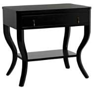 Picture of WELDON SIDE TABLE, DISTRESSED BLACK