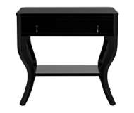 Picture of WELDON SIDE TABLE, DISTRESSED BLACK