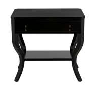 Picture of WELDON SIDE TABLE, DISTRESSED BLACK