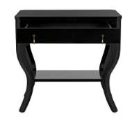 Picture of WELDON SIDE TABLE, DISTRESSED BLACK