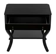 Picture of WELDON SIDE TABLE, DISTRESSED BLACK