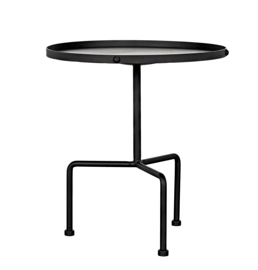 Picture of PAIGE SIDE TABLE, BLACK STEEL