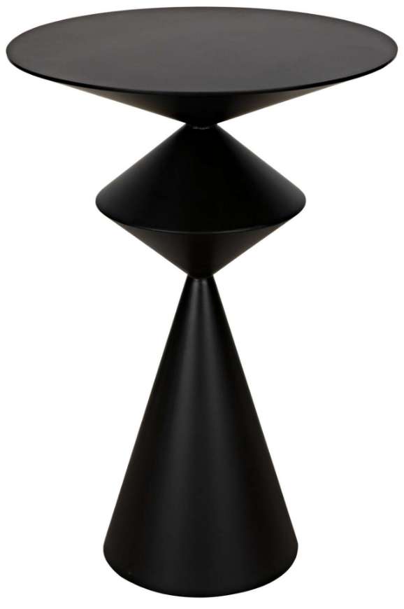 Picture of ZASA SIDE TABLE, BLACK STEEL