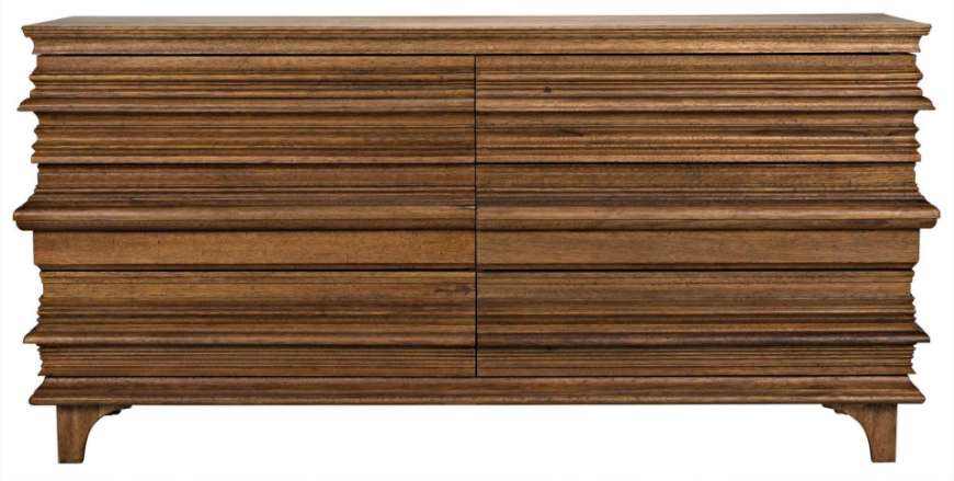 Picture of BERNARD 6 DRAWER, DARK WALNUT