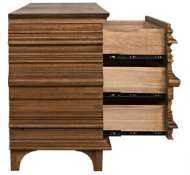 Picture of BERNARD 6 DRAWER, DARK WALNUT