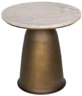 Picture of AIDEN SIDE TABLE, AGED BRASS