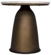 Picture of AIDEN SIDE TABLE, AGED BRASS