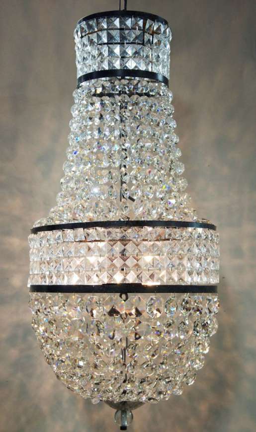 Picture of ANNA CHANDELIER, BLACK STEEL