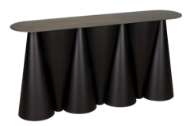 Picture of SALT AND PEPPER CONSOLE, BLACK STEEL