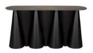 Picture of SALT AND PEPPER CONSOLE, BLACK STEEL