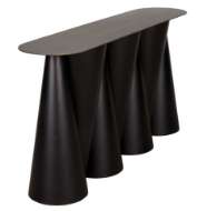 Picture of SALT AND PEPPER CONSOLE, BLACK STEEL