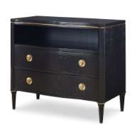 Picture of STELLA CHEST - JET BLACK W/ GOLD STRIPE