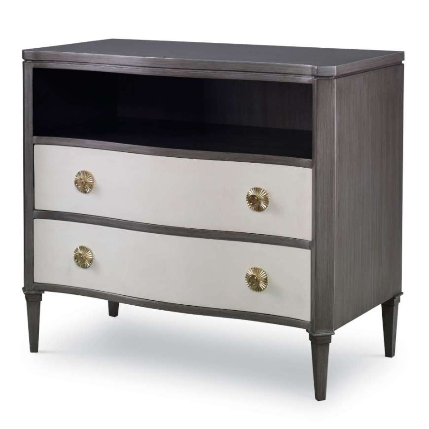 Picture of STELLA CHEST - GREY / LINEN