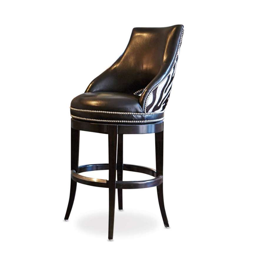 Picture of ZEBRANO SWIVEL BARSTOOL