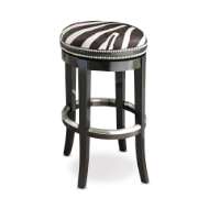 Picture of ZEBRANO SWIVEL BARSTOOL - BACKLESS