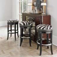 Picture of ZEBRANO SWIVEL BARSTOOL - BACKLESS