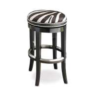 Picture of ZEBRANO SWIVEL COUNTER STOOL - BACKLESS