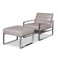 Picture of SALON ACCENT CHAIR AND OTTOMAN