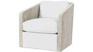 Picture of CARMINE SWIVEL LOUNGE CHAIR, FOG WHITE