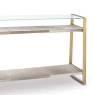 Picture of ANDRES HAIR ON HIDE CONSOLE LARGE (BRASS)