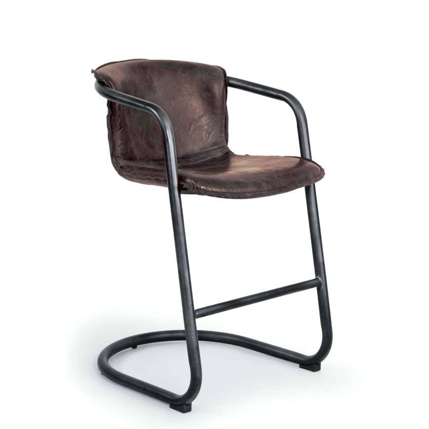 Picture of AXL COUNTER STOOL (SET OF 2) - DISTRESSED WHISKEY