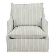 Picture of BALDWIN SLIPCOVERED LOUNGE CHAIR