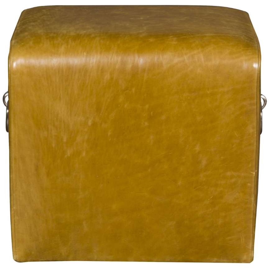 Picture of MCGHEE LEATHER OTTOMAN