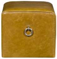 Picture of MCGHEE LEATHER OTTOMAN