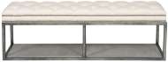 Picture of WAYLAND THIN RECTANGULAR METAL OTTOMAN