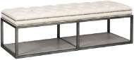 Picture of WAYLAND THIN RECTANGULAR METAL OTTOMAN
