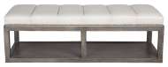 Picture of WAYLAND THIN RECTANGULAR WOOD OTTOMAN