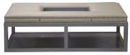 Picture of WAYLAND LARGE RECTANGULAR WOOD OTTOMAN