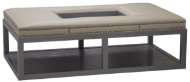 Picture of WAYLAND LARGE RECTANGULAR WOOD OTTOMAN