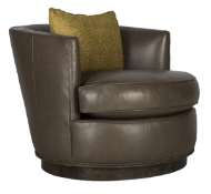 Picture of BERNADETTE LEATHER SWIVEL CHAIR