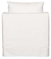 Picture of THEO SLIPCOVERED MUSLIN SWIVEL CHAIR