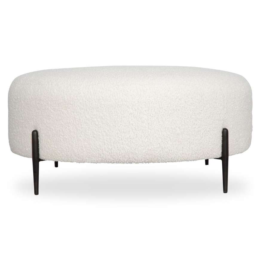 Picture of ARLES LARGE OTTOMAN, BLACK