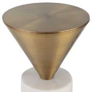 Picture of TOP HAT DRINK TABLE, BRASS