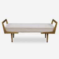 Picture of WAYLON BENCH, IVORY
